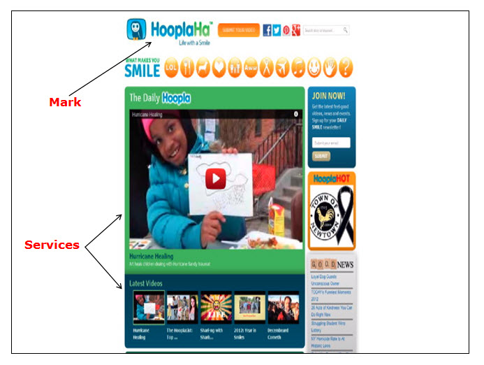 Screenshot of HooplaHa webpage diplaying a play button for playing a video about hurricane healing, and showing latest videos on other topics that are available for viewing.