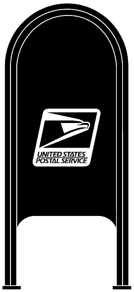 A mailbox with the US Postal Service logo on the side
