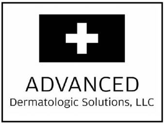 Description: A mark consisting of a rectangle containing an equilateral cross and the wording ADVANCED DERMATOLOGIC SOLUTIONS, LLC.